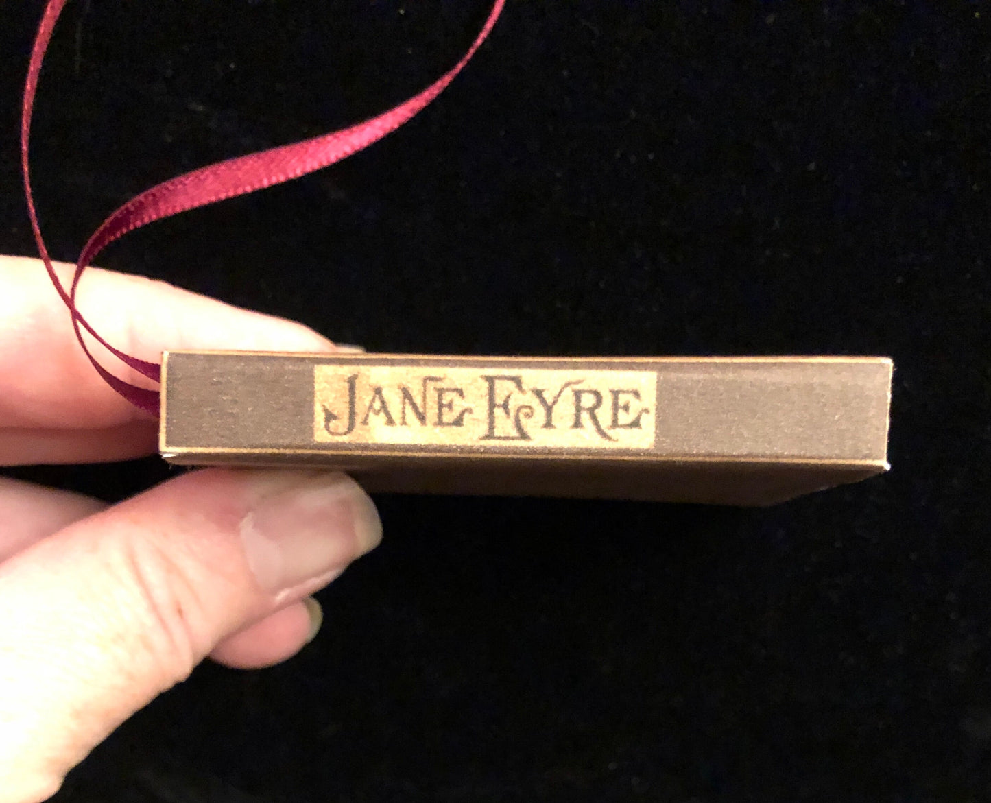 Jane Eyre Miniature Book Christmas Ornament