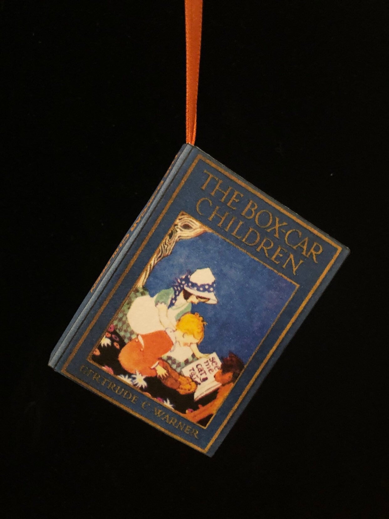 The Boxcar Children Miniature Book Christmas Ornament