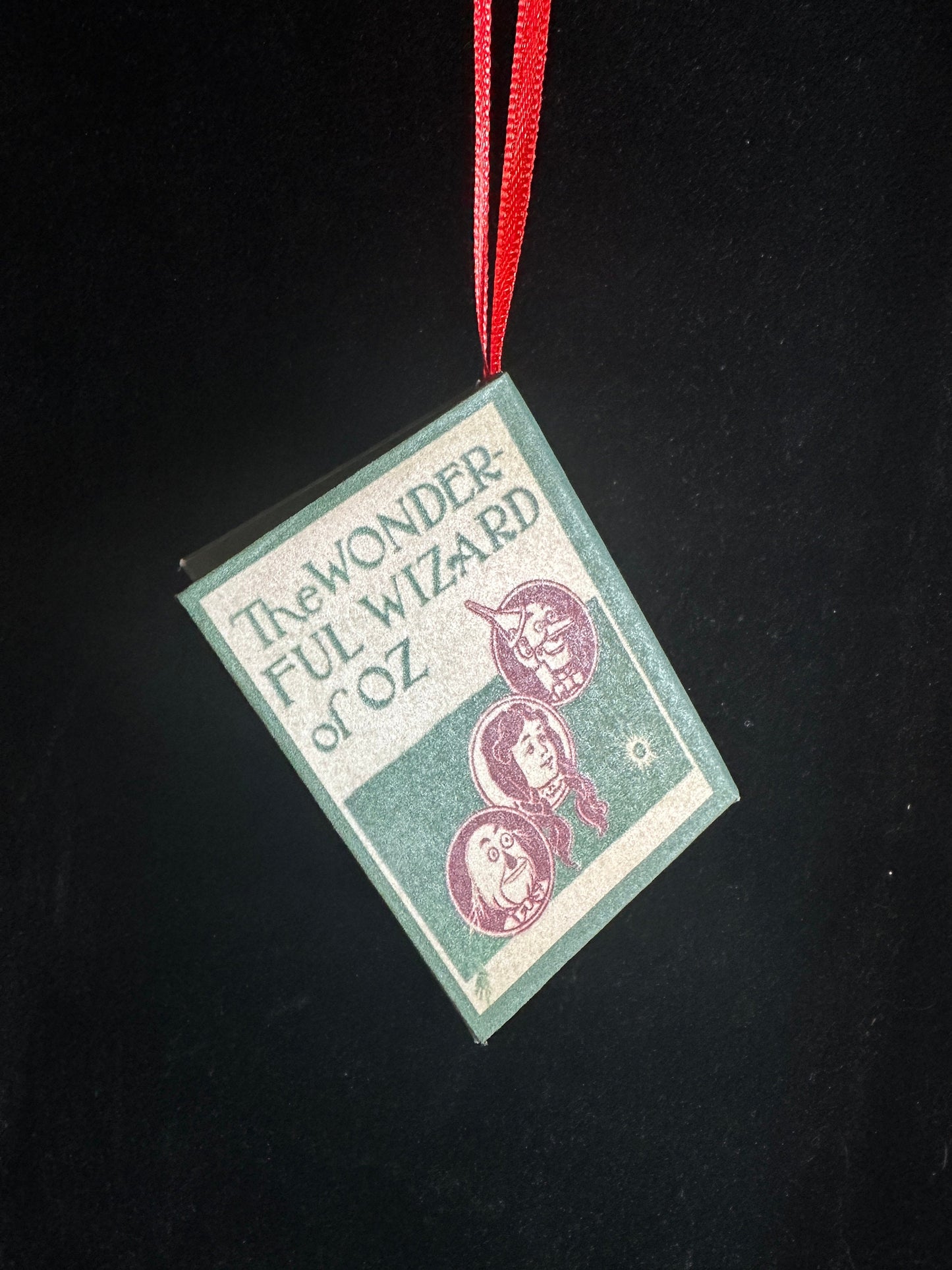 The Wonderful Wizard of OZ Miniature Book Christmas Ornament