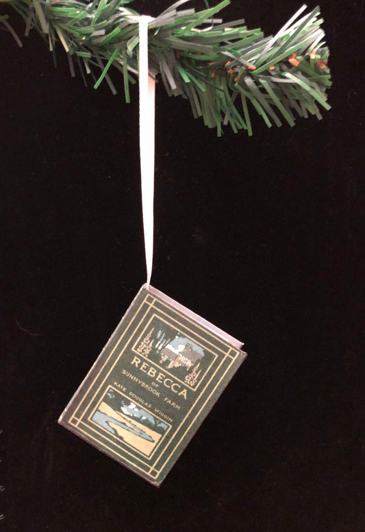 Rebecca of Sunnybrook Farm Miniature Book Christmas Ornament