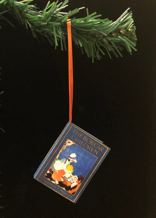 The Boxcar Children Miniature Book Christmas Ornament