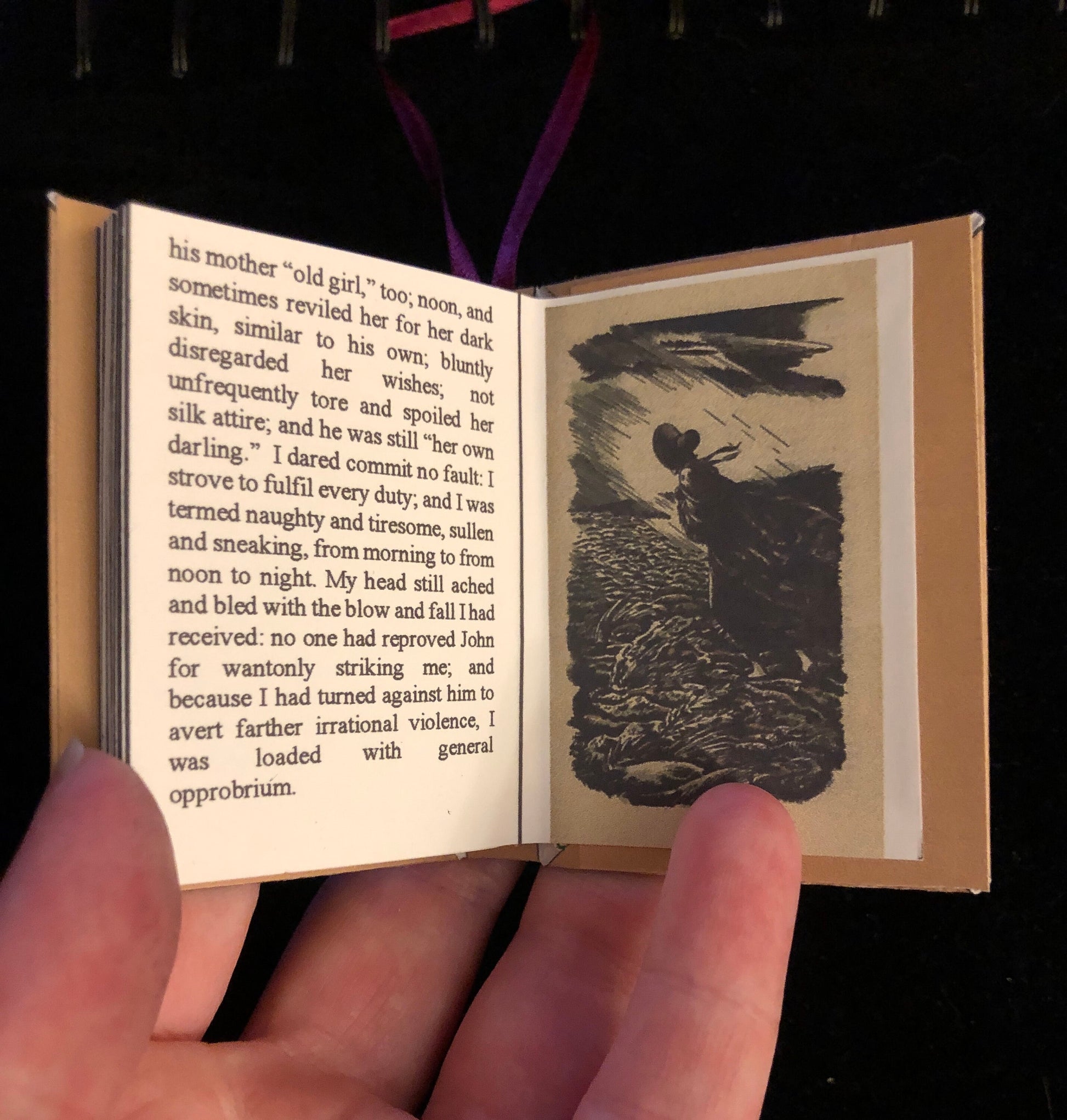 Jane Eyre Miniature Book Christmas Ornament