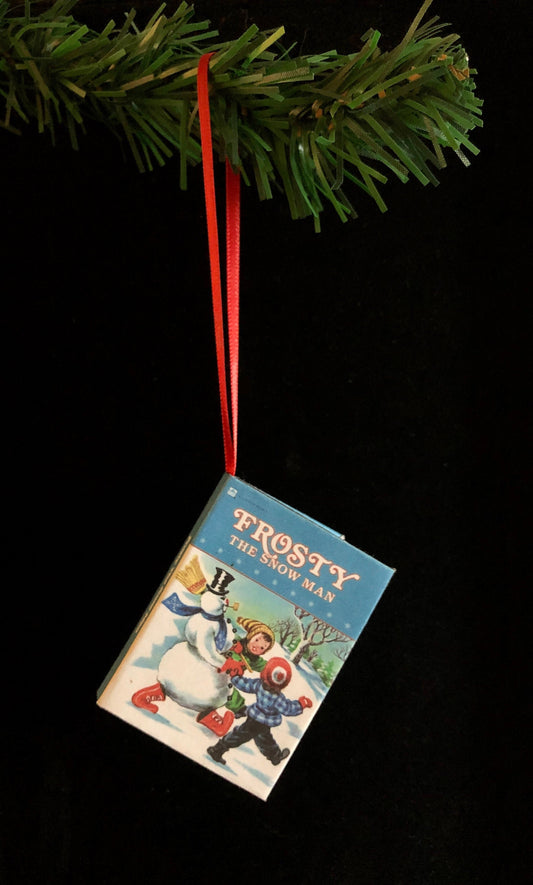 Frosty The Snowman Miniature Book Christmas Ornament