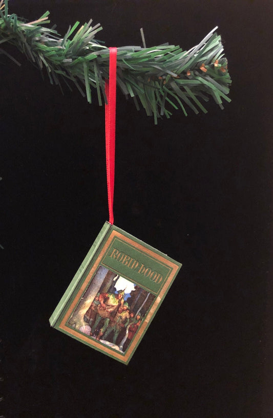 Robin Hood Miniature Book Christmas Ornament